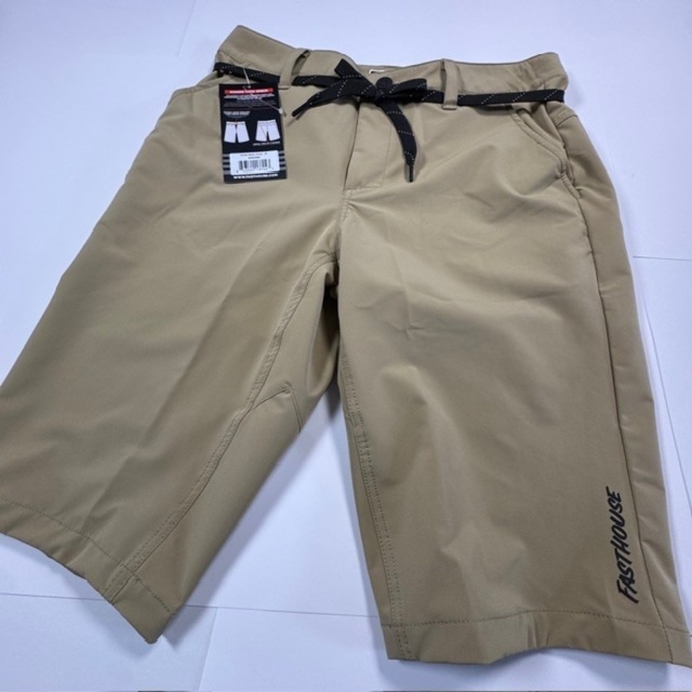 Fasthouse Men's 30 Khaki Kicker Hybrid Shorts Light & Comfortable